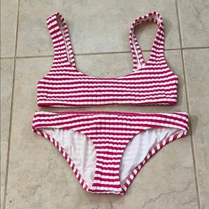 Striped Swim Set Top + Bottom